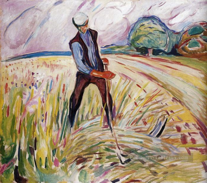 le haymaker 1916 Edvard Munch Peintures à l'huile